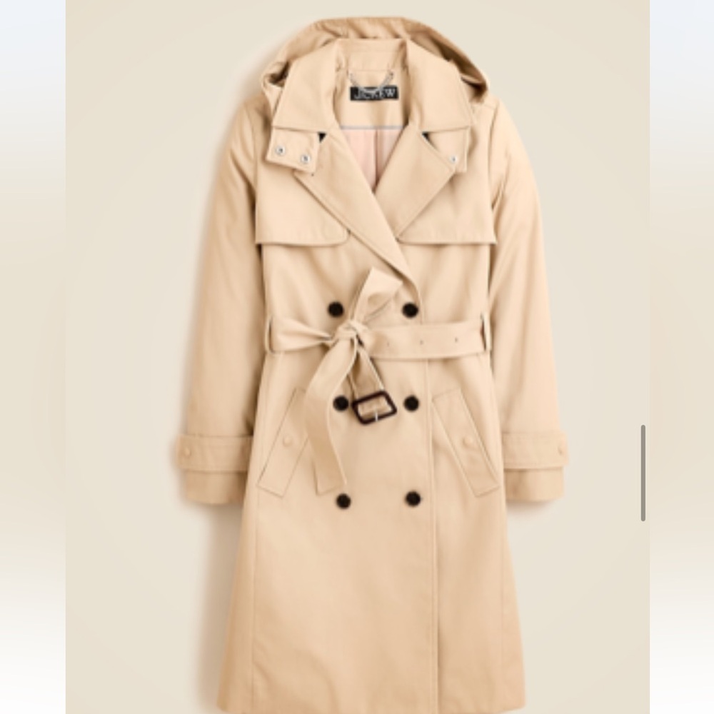 J. Crew Icon Trench in Vintage Khaki size 8  Spring 2023